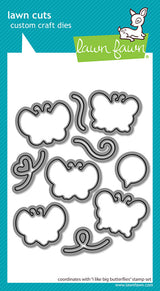 Lawn Fawn, Clear Stamp, I Like Big Butterflies Set