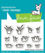 Lawn Fawn, Clear Stamp, All The Grasses SEt