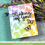 Lawn Fawn, Butterfly Background Stencil SEt