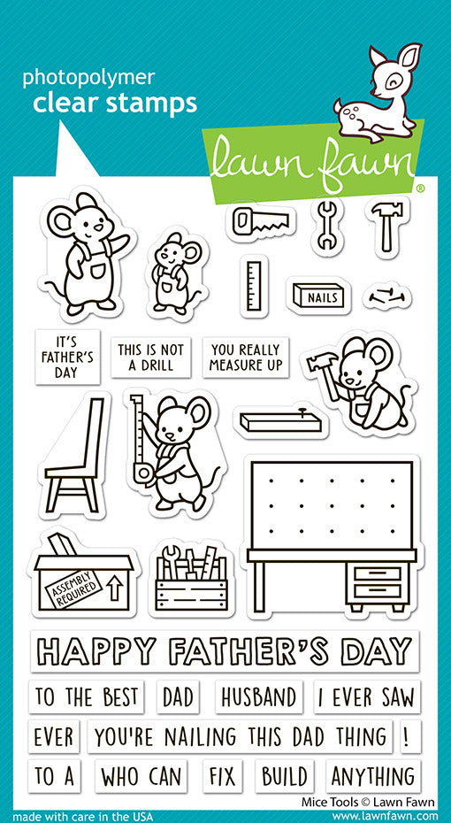 Lawn Fawn, Mice Tools STamp & Die Set