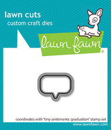 Lawn Fawn, Stamp & Die, Tiny Sentiments: Graduation Set