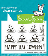 Lawn Fawn, All the Witches Hats, Stamp & Die Set