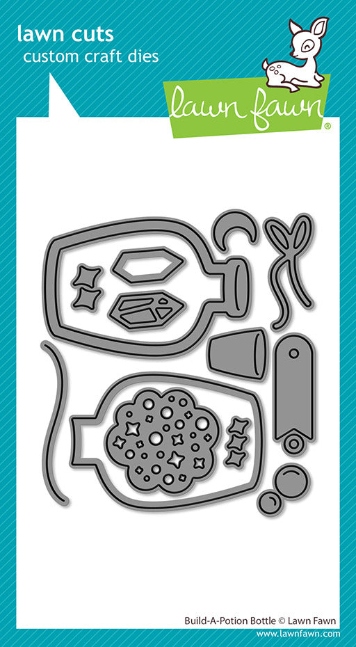 Lawn Fawn, Build-a-Potion Bottle Die Cut