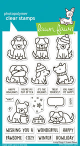 Lawn Fawn, Stamp & Die Set Cozy Dogs