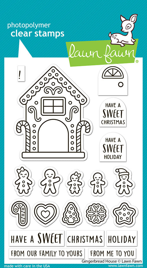 Lawn Fawn, Stamp & Die Set Gingerbread House