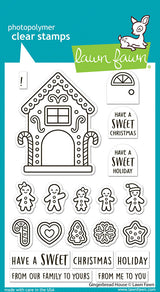 Lawn Fawn, Stamp & Die Set Gingerbread House