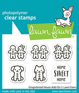 Lawn Fawn, Stamp & Die Set , Gingerbread House Add-On