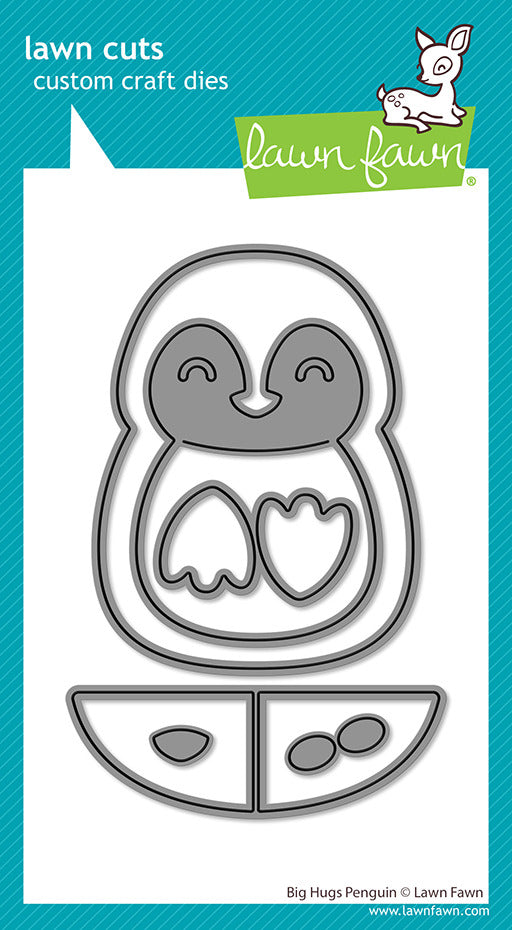 Lawn Fawn, Die, Big Hugs Penguin