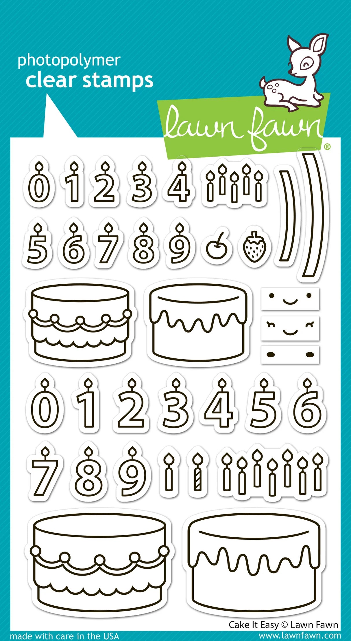 Lawn Fawn Cake It Easy Stamp and Die Cut