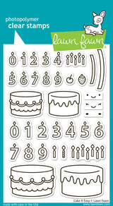Lawn Fawn Cake It Easy Stamp and Die Cut