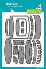 Lawn Fawn, Build A Cake Die Cut