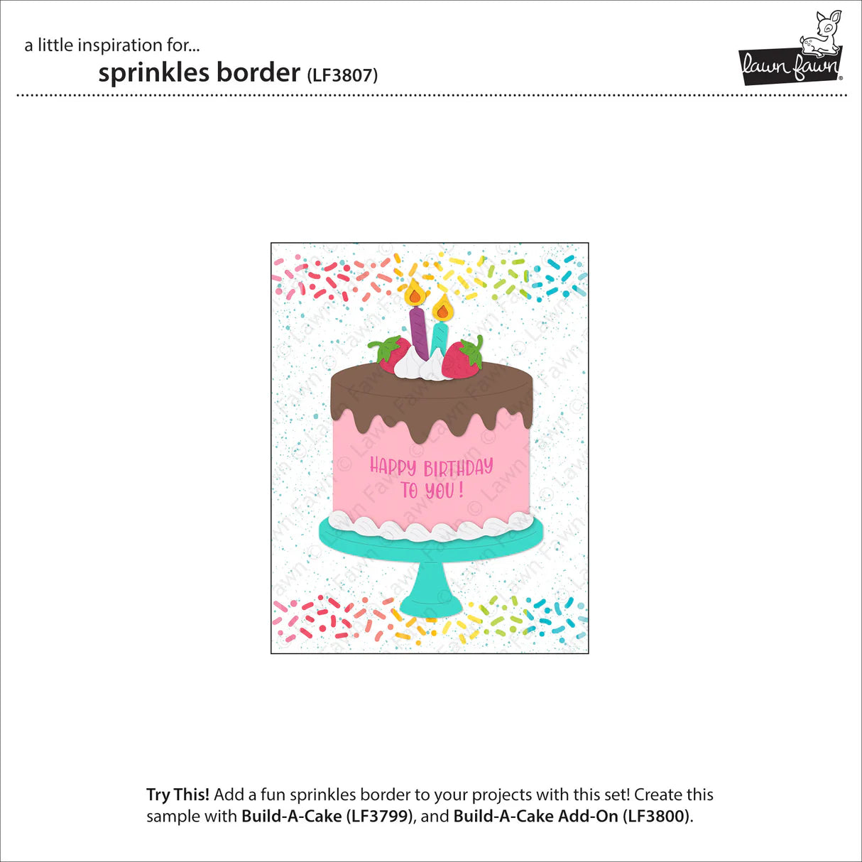Lawn Fawn, Sprinkles Border