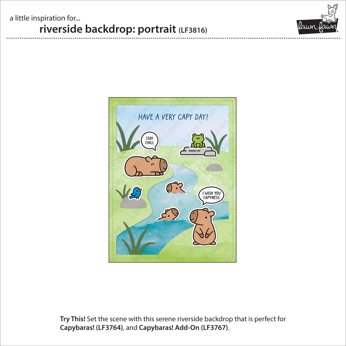Lawn Fawn, Riverside Backdrop Portrait
