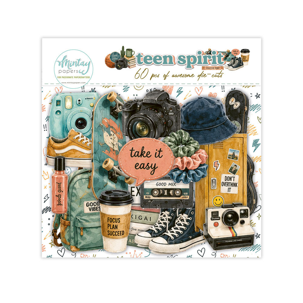 Mintay, Paper Die Cuts, Teen Spirit (60pc)
