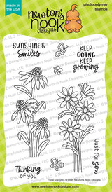 Newton's Nook, Floral Delights Stamp & Die cut Set