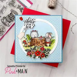Pink & Main, Spill the Tea Stamp Set