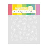 Waffle Flower, daisy Background Stencil Duo