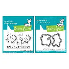 Lawn Fawn, Flappy Holiday Stamp & Die set