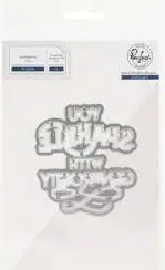 Pinkfresh You Sparkle Hot Foil Plate & Die Cut