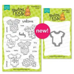 Newton's Nook, Loveable Laundry, Stamp & Die set