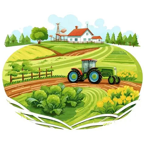 TSC crop special chipboard sticker set