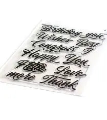 Pink Fresh Studio, Brushed Sentiment Stamp