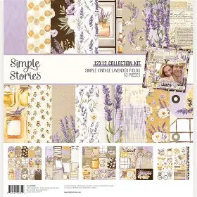 Simple Stories, Simple Vintage Lavender Fields 12 x 12 Collection kit