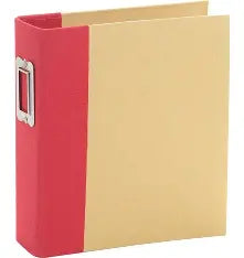 Sn@p! by Simple Stories - 6x8 Sn@p! Binder - Red