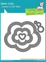 Lawn Fawn, Stitched Thought Bubble Frames