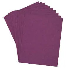 Spellbinders, ColorWheel Cardstock, Violet ,  8.5x11, Pkg of 10 sheets