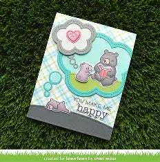 Lawn Fawn, Stitched Thought Bubble Frames
