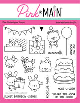 Pink & Main, Icing on the Cake Clear Stamp & Die