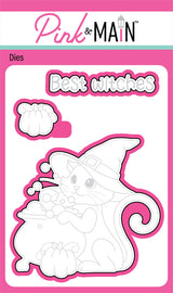 Pink & Main, Clear Stamp, August Cat & Die Cut