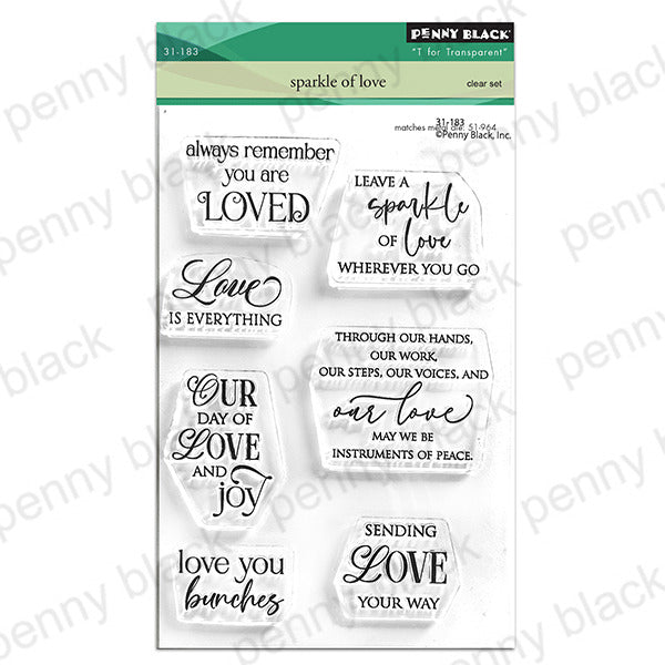 Penny Black, Stamp, Sparkle of Love