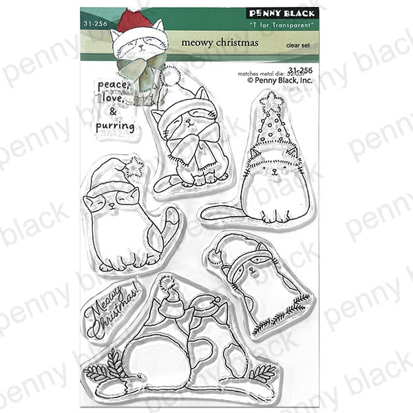Penny Black, Meowy Christmas Stamp Pre-Order