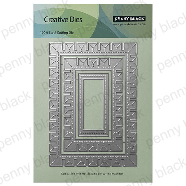 Penny Black, Die, Castellation Frame Pre-order