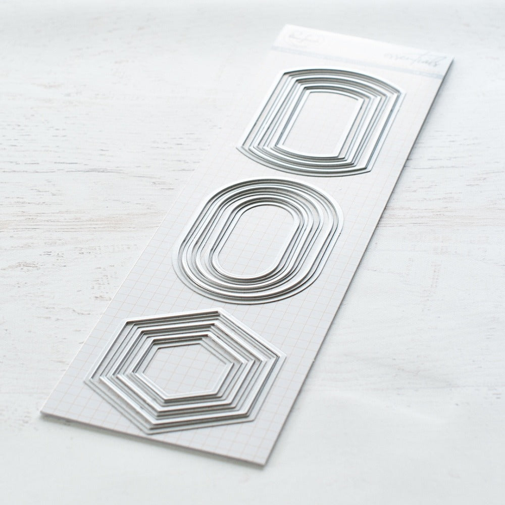 Pink Fresh Studio, Die, Essentials: Basic Label Frames