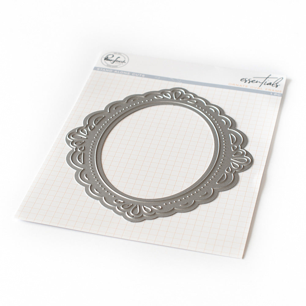 Pink Fresh Studio, Die, Essentials: Ornate Oval Frame