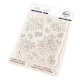 Pinkfresh Studio,  Cheerful Blossoms Stamp, Die Cut & Stencil