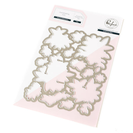 Pinkfresh Studio,  Cheerful Blossoms Stamp, Die Cut & Stencil