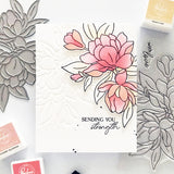 Pink Fresh Studio, Press Plate, Magnificent Magnolia