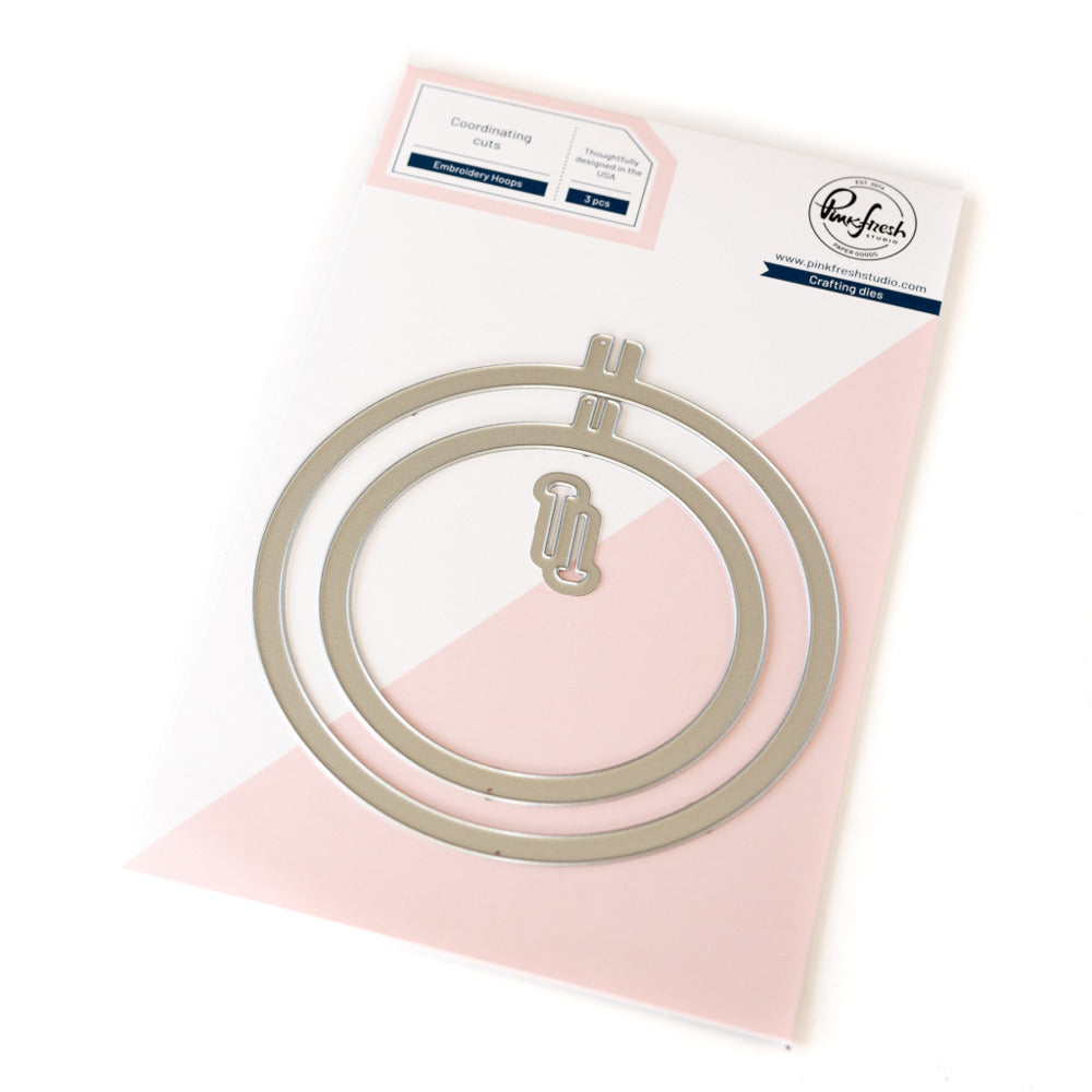 Pink Fresh Studio, Die, Embroidery Hoops