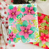 Pink Fresh Studio, Whispers of Poinsettia  Stencil & Die Cut