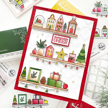 Pinkfresh Studio,  Holiday Treasures Stamp & Die Set