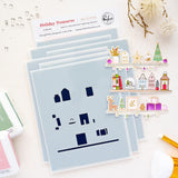 PinkFresh Studio, Stencil , Holiday Treasures