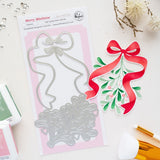 Pinkfresh Studio,  Merry Mistletoe Stencil & Die Set