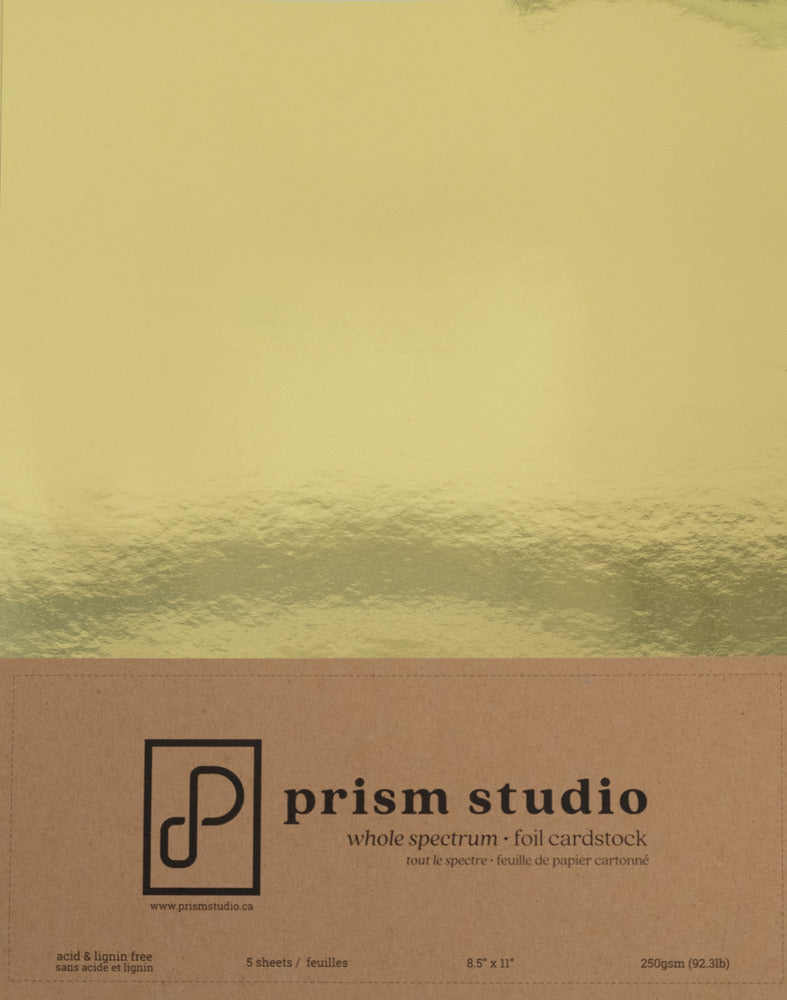 Prism,Whole Spectrum Foil Cardstock, 8.5x11 Pack, Wedding Band