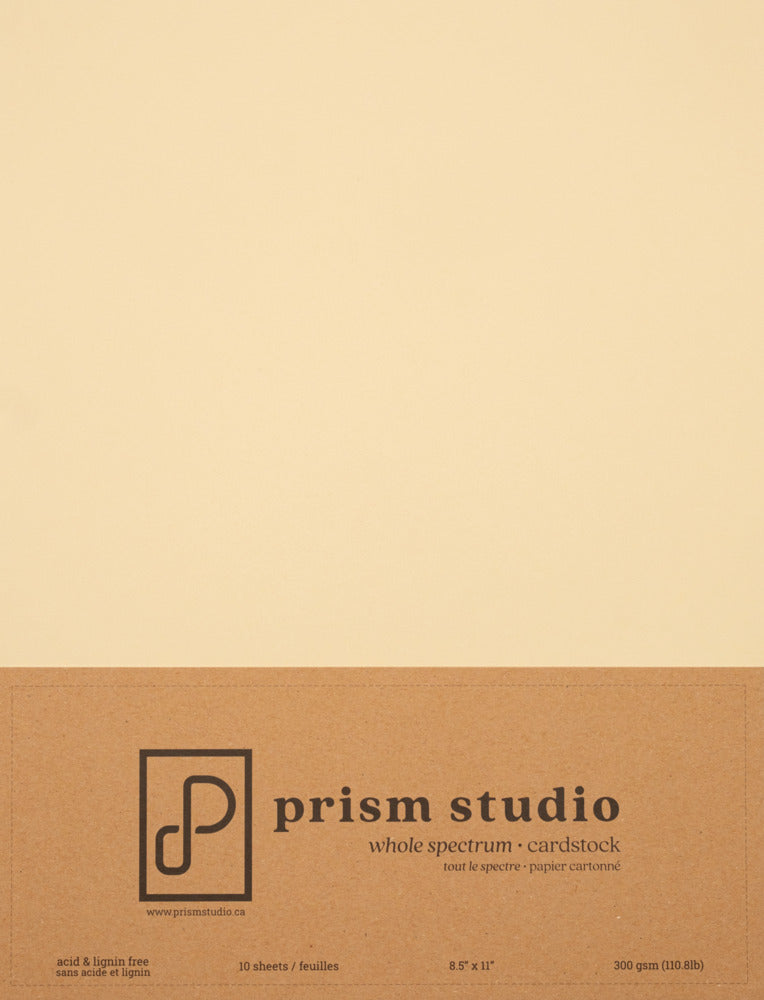 Prism Studio,8.5x11 Heavyweight Cardstock; Apricot Zinnia