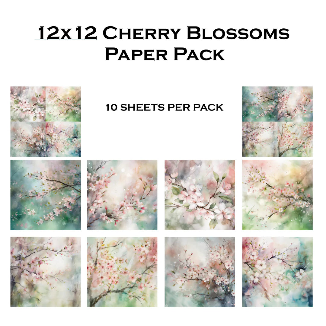 Simply Stated, Cherry Blossoms Collection Pack