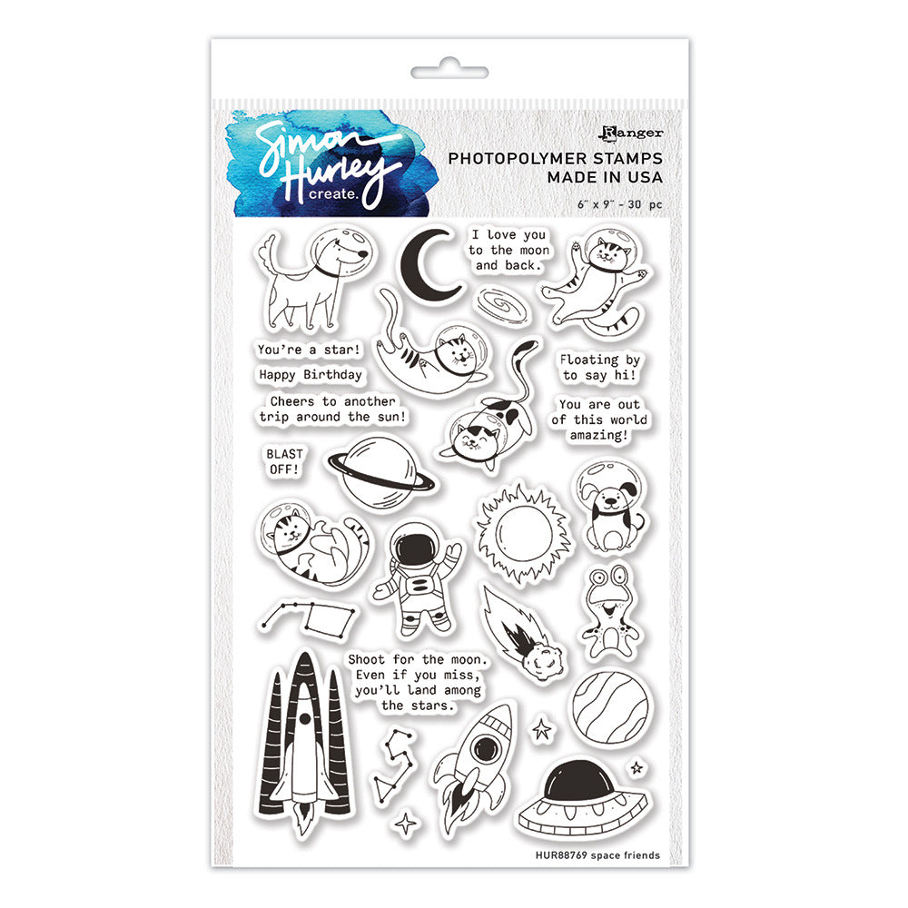 Ranger, Space Friends Stamp and Die Set